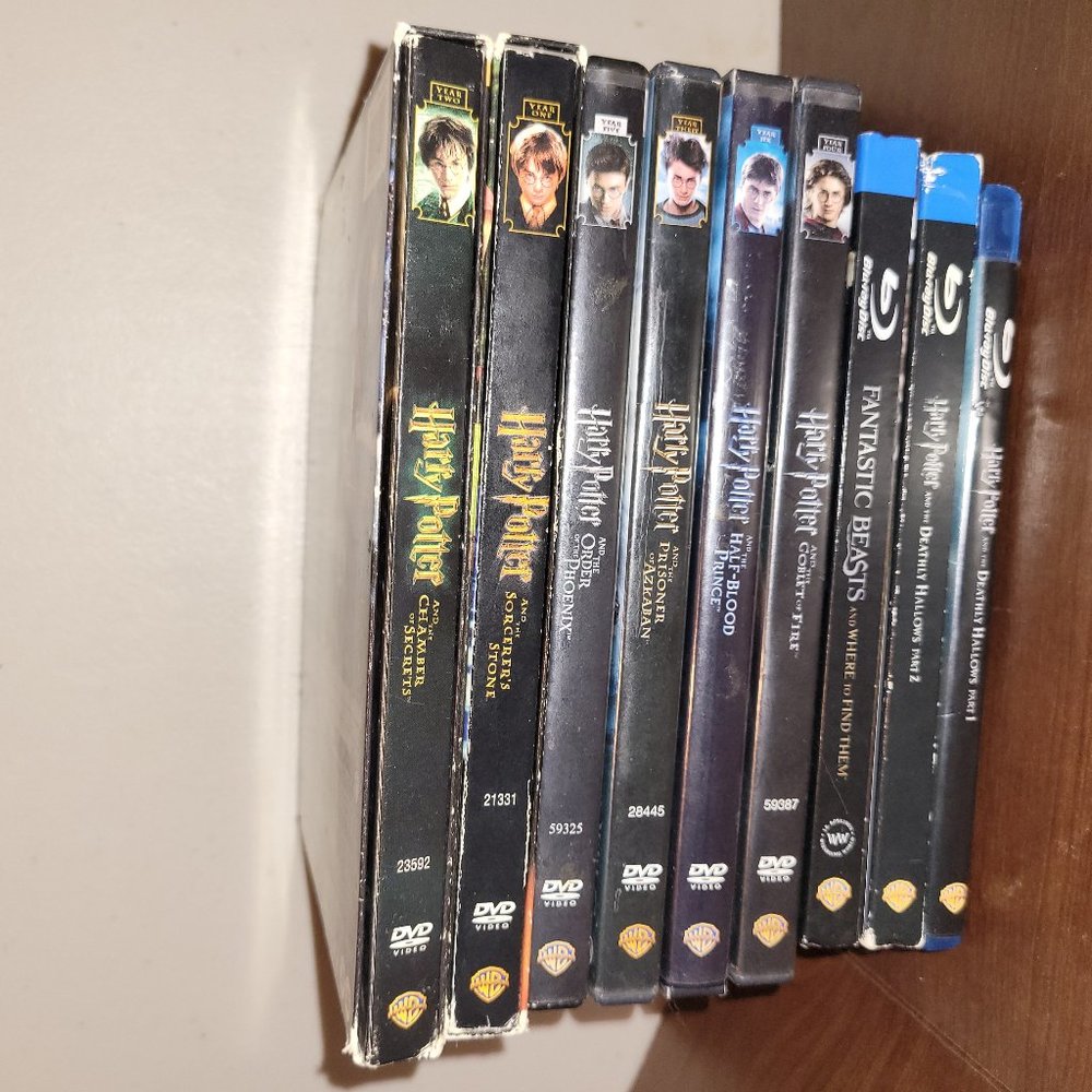 DVD, 9-Harry Potter & Fantastic Beast DVDs Saga Deal Set (All DVDs)--$100 obo